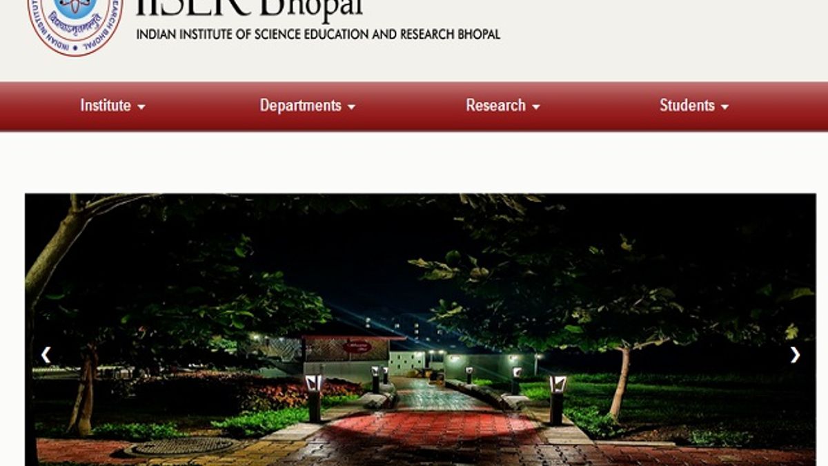 IISER Bhopal Recruitment 2020